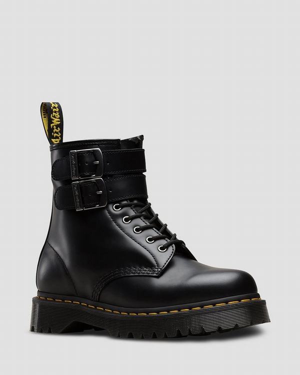 Dr Martens Dámské Boty Na Platformě 1460 Alt Černé, CZ-932768